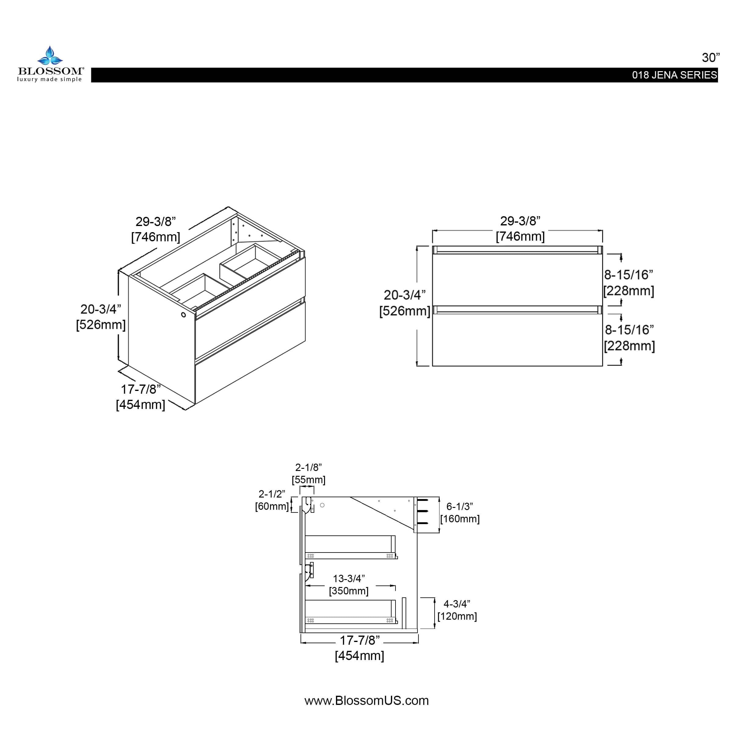 Jena 30 Inch Vanity - ezkitchenbath