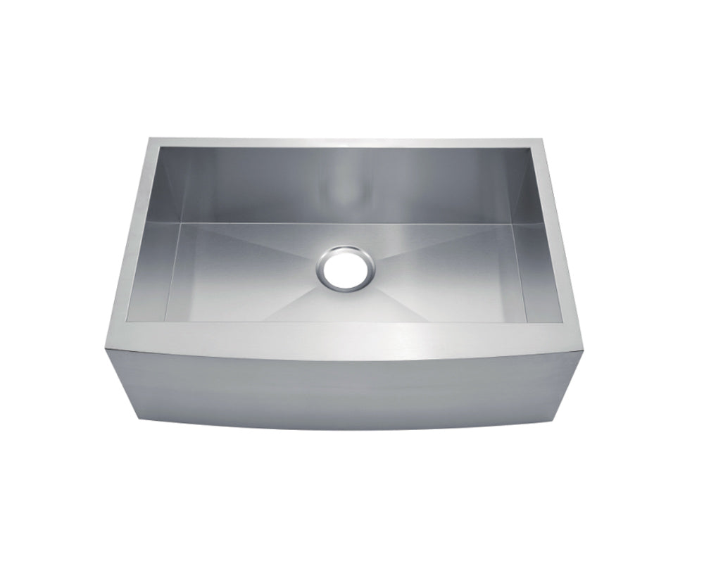 Zero Radius Single Bowl 30'' x 20'' Apron Sink KSF30209S