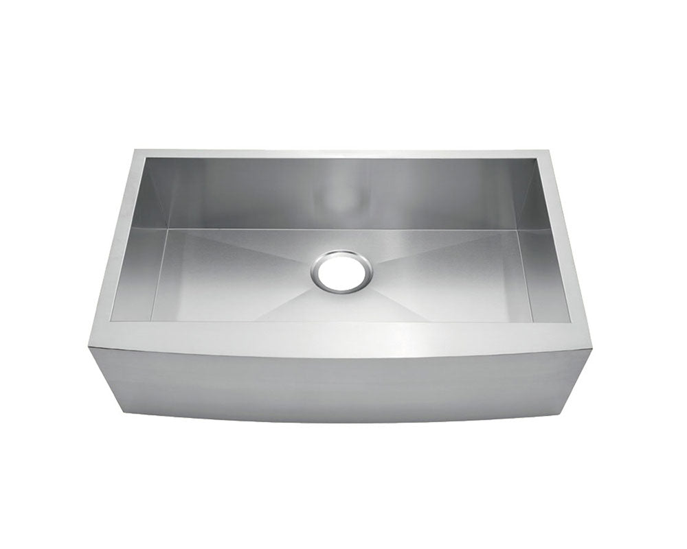 Zero Radius Single Bowl  33'' x 20'' Apron Sink KSF332010S