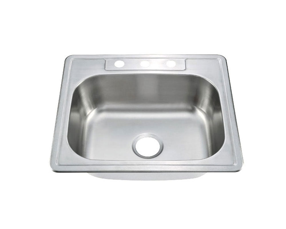 Top-Mount 25'' x 22'' Single Bowl Sink  KST25227