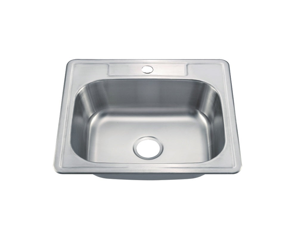 Top-Mount 25'' x 22'' Single Bowl Sink   KST25228