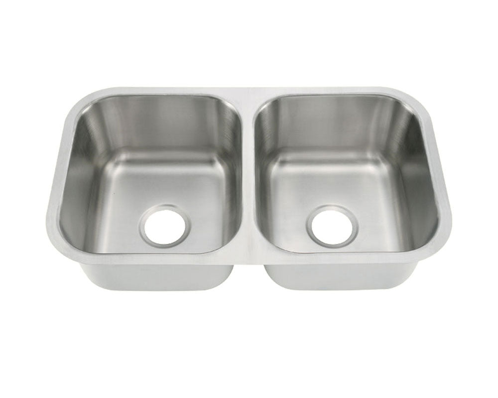 Under Mount Double Bowl Sink 32'' x 18'' x 9'' KSU321899