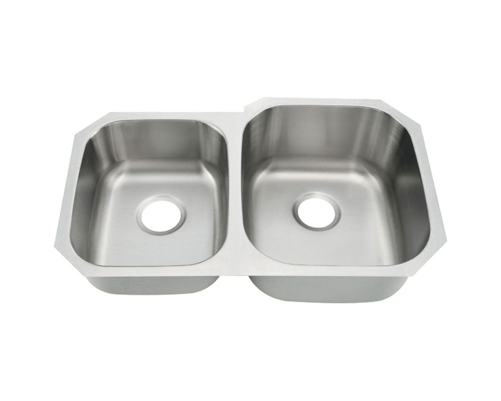 Under Mount Double Bowl Sink 32'' x 20'' x 7'' KSU322079