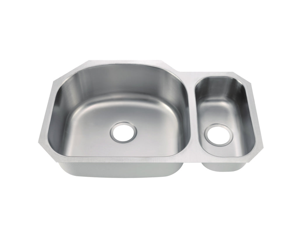 Under-Mount 32'' x 21'' Double Bowl Sink KSU322195