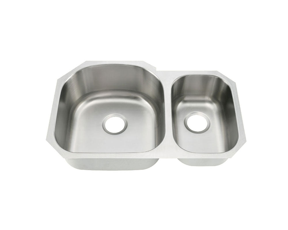 Under Mount Double Bowl Sink 32''x 21''x 9'' KSU322197