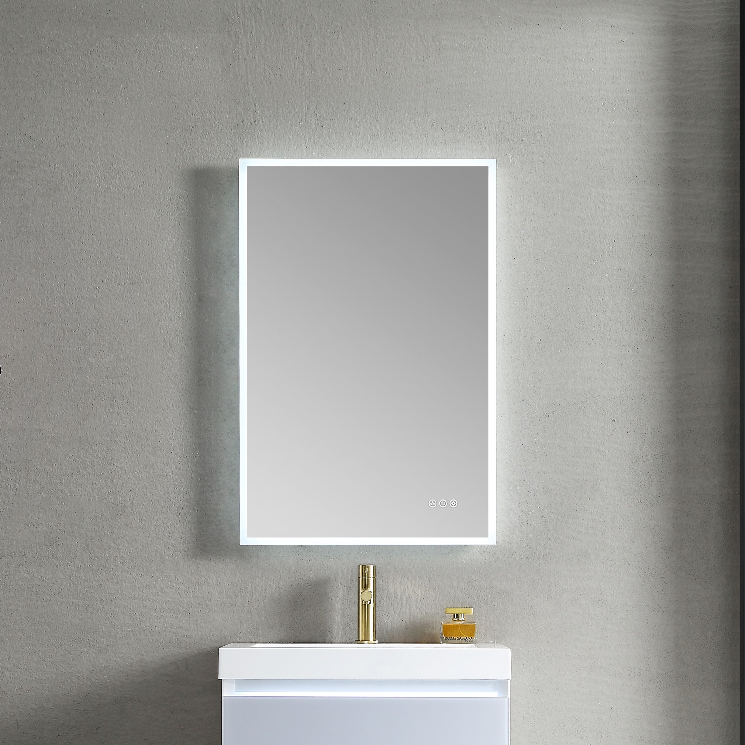 Beta 21″x36″ LED Mirror with Frosted Sides