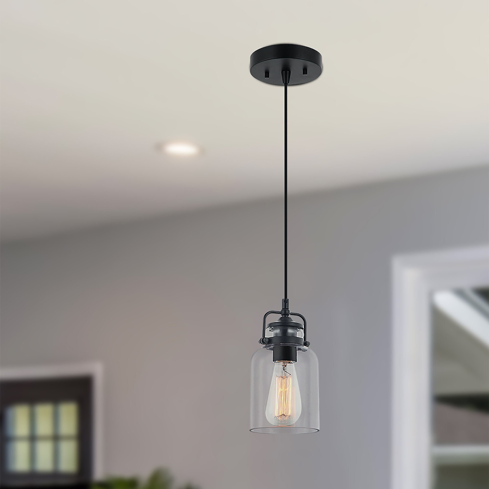 1-Light Dimmable LED Pendant Light PL0001