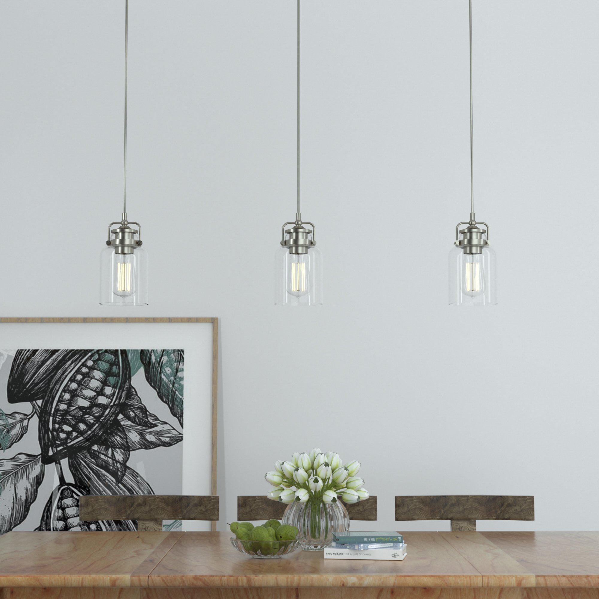 1-Light Dimmable LED Pendant Light PL0001