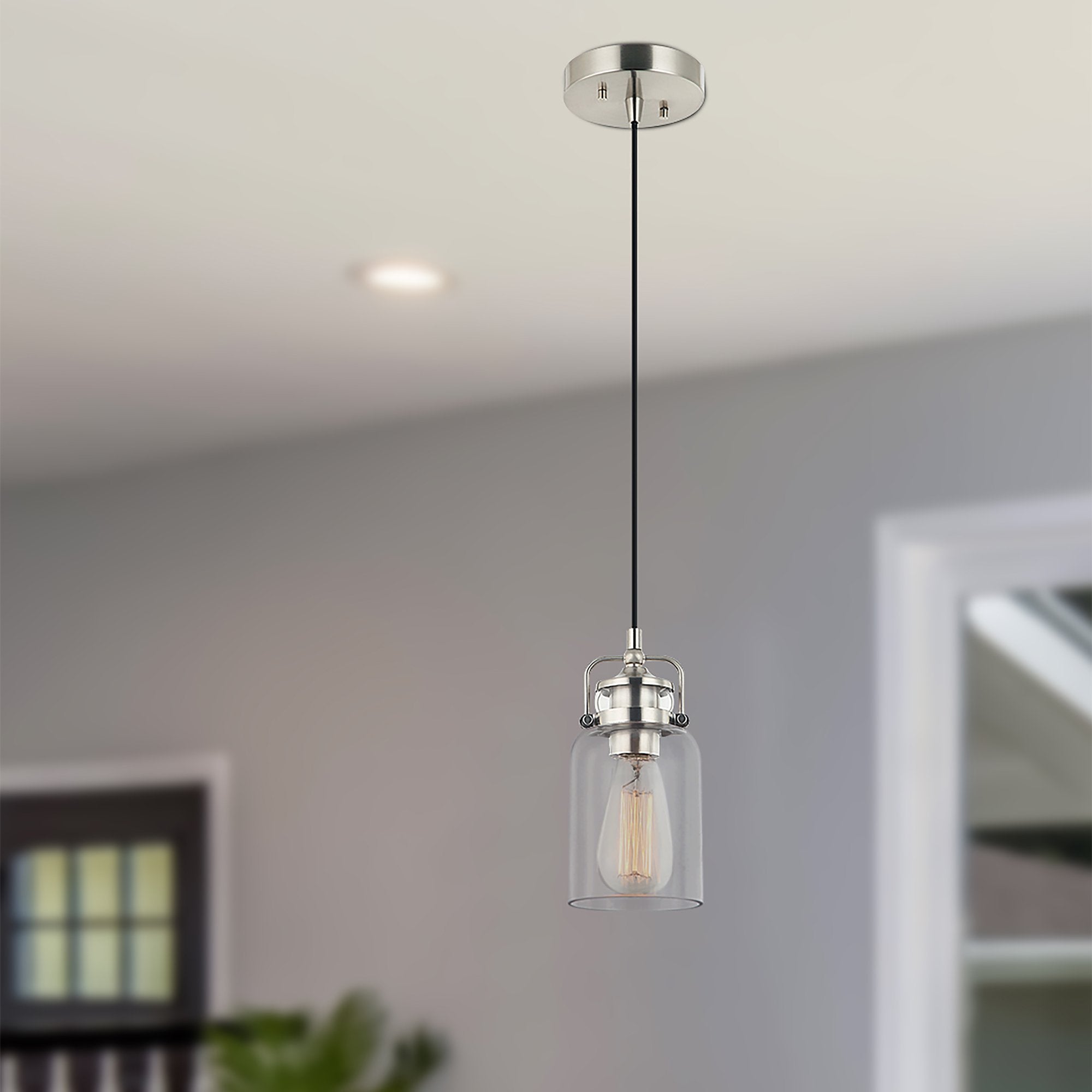 1-Light Dimmable LED Pendant Light PL0001