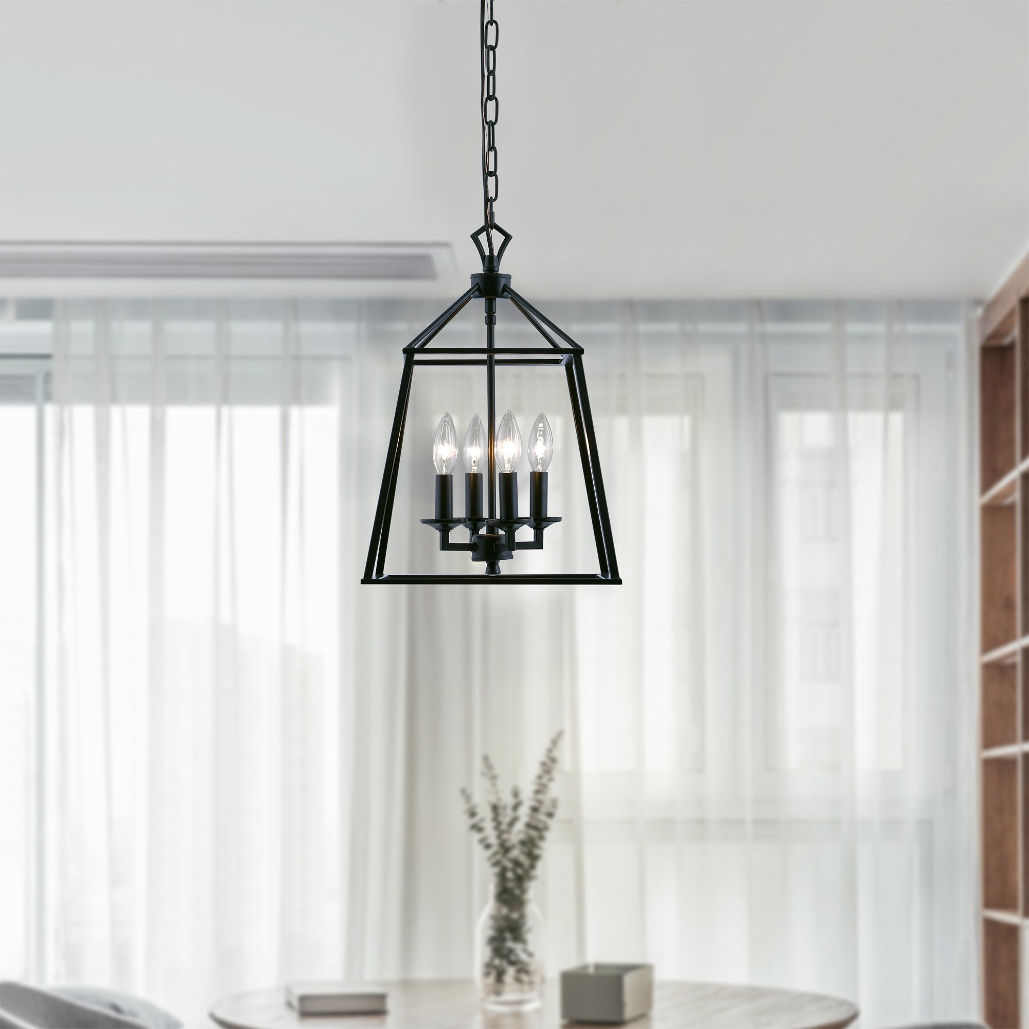 4-Light Dimmable LED Pendant Light PL0002