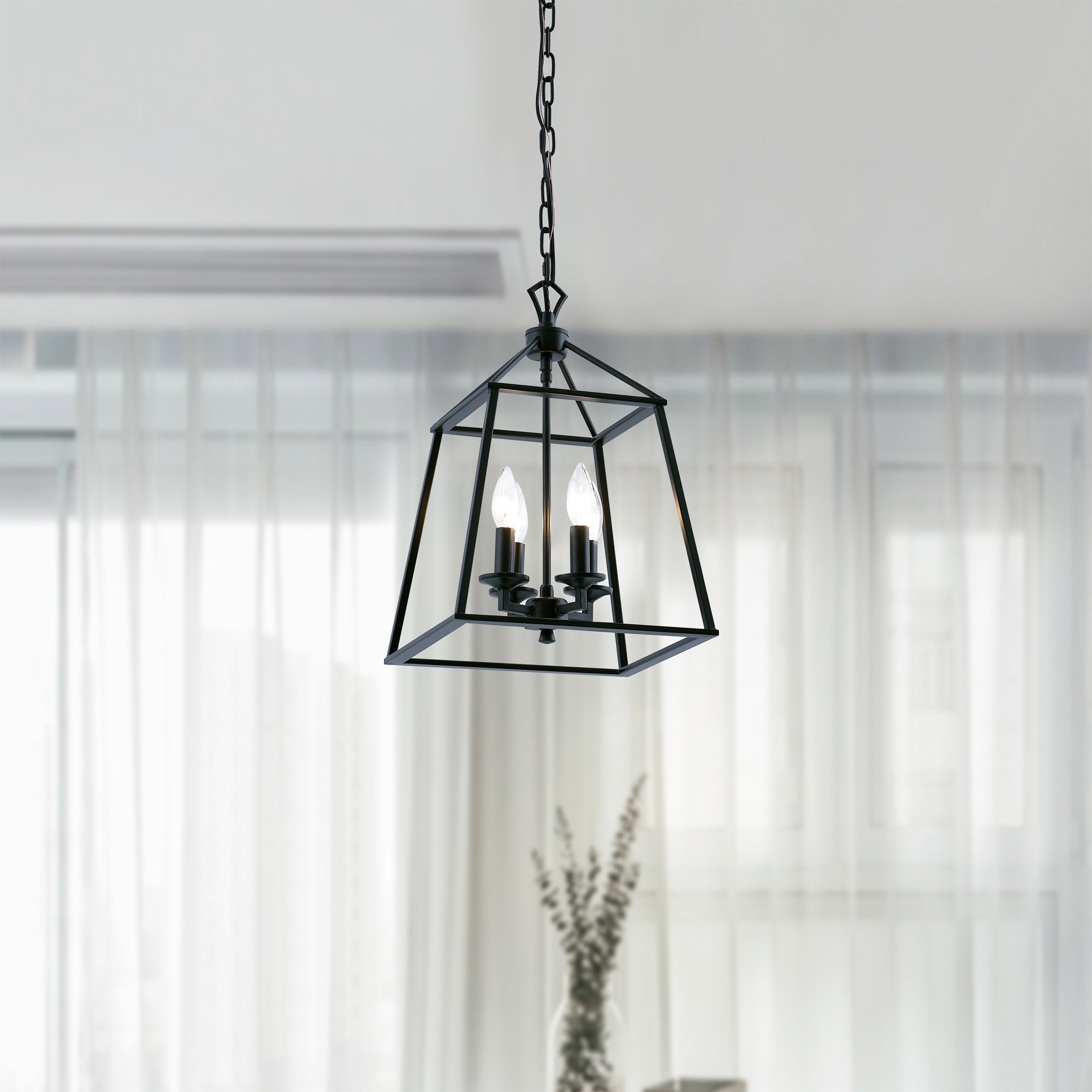 4-Light Dimmable LED Pendant Light PL0002