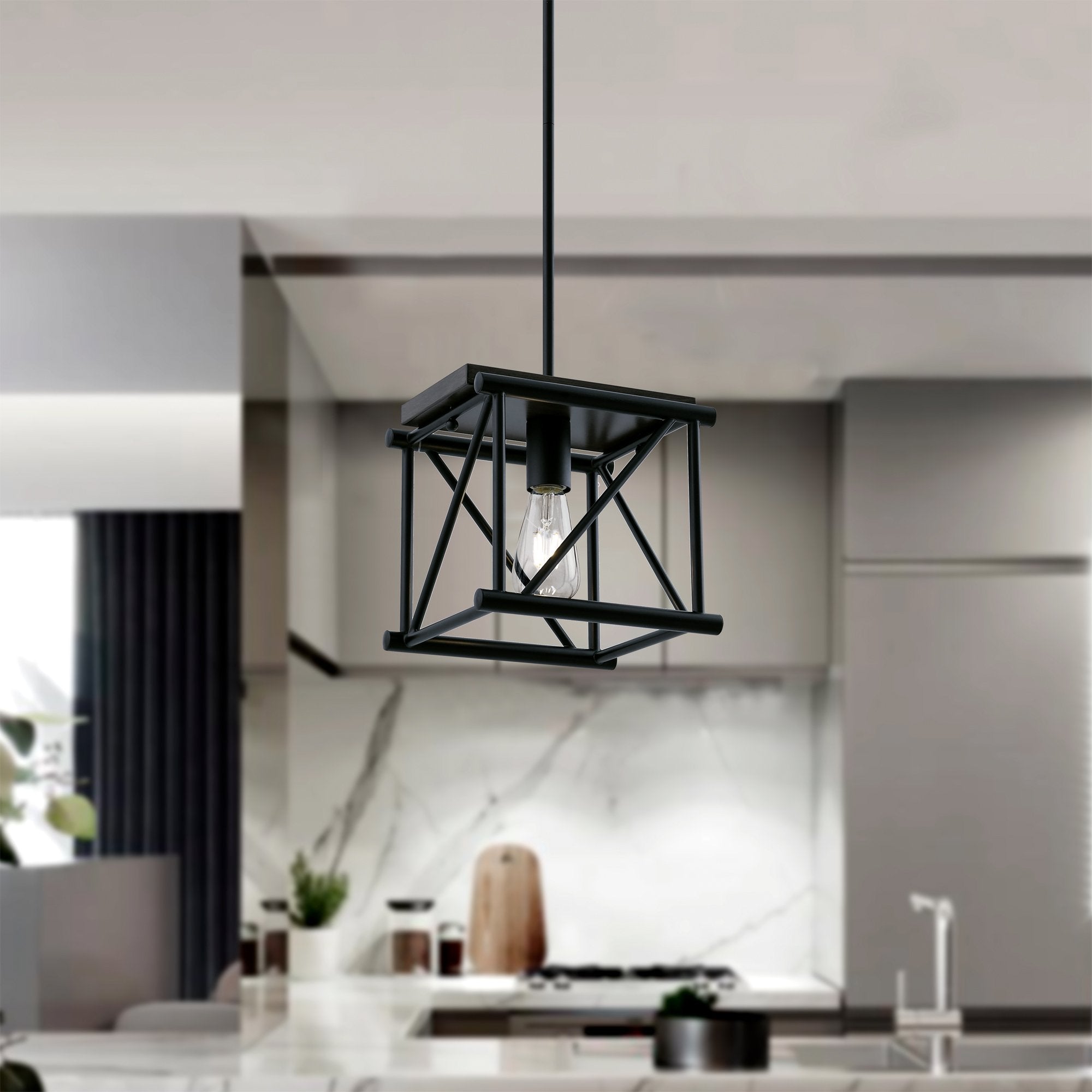 1-Light Dimmable LED Pendant Light PL0003