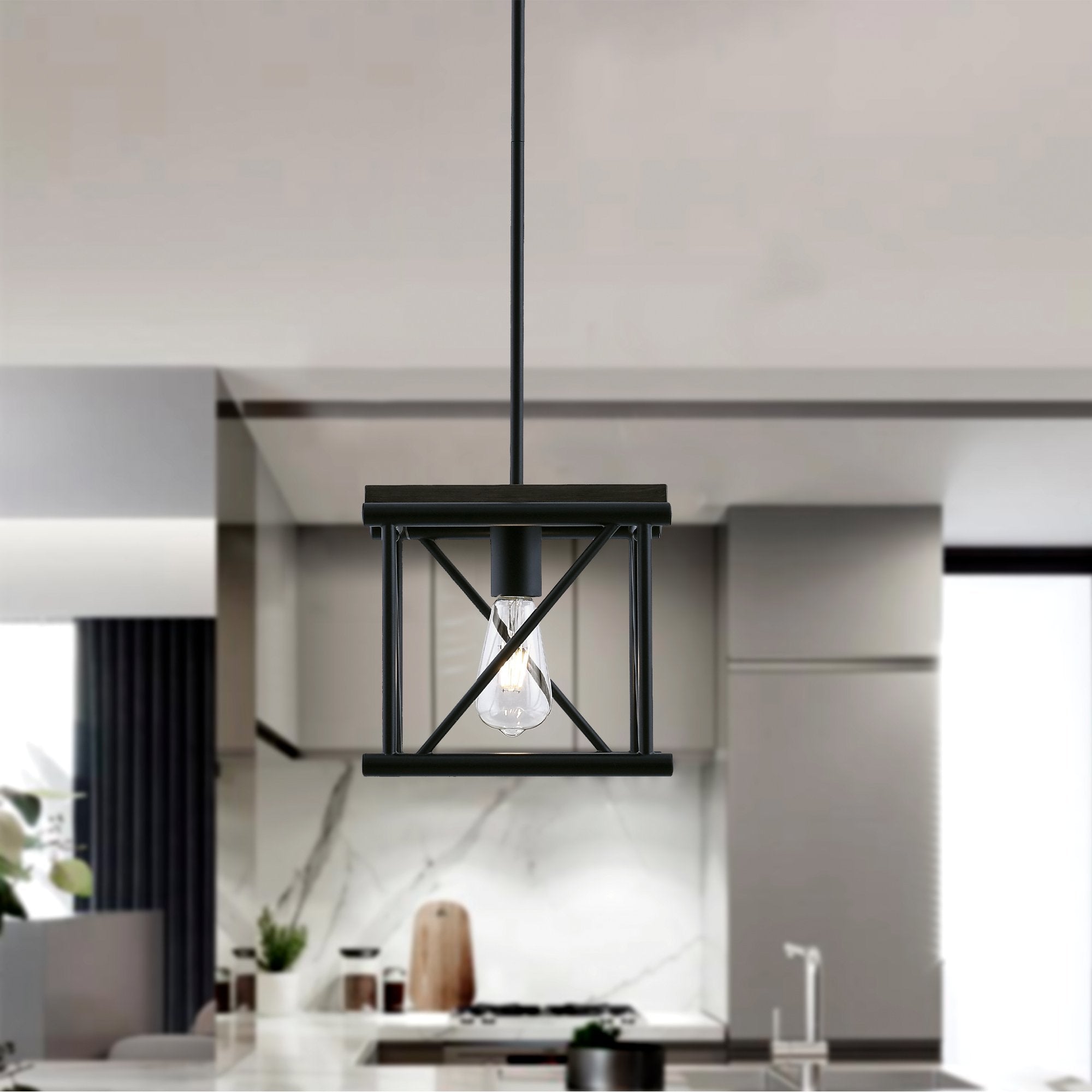 1-Light Dimmable LED Pendant Light PL0003