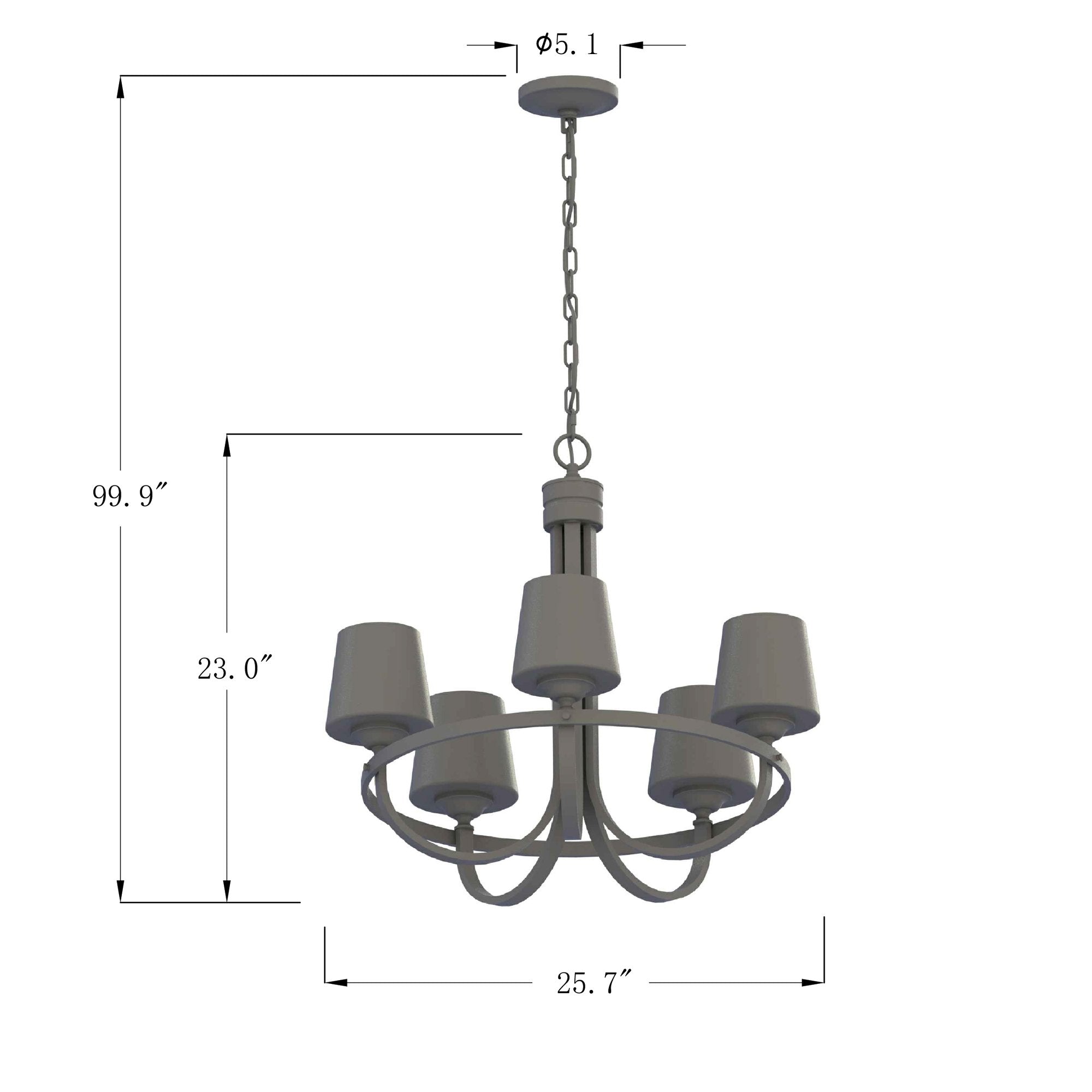 3-Light Dimmable LED Pendant Light PL0004