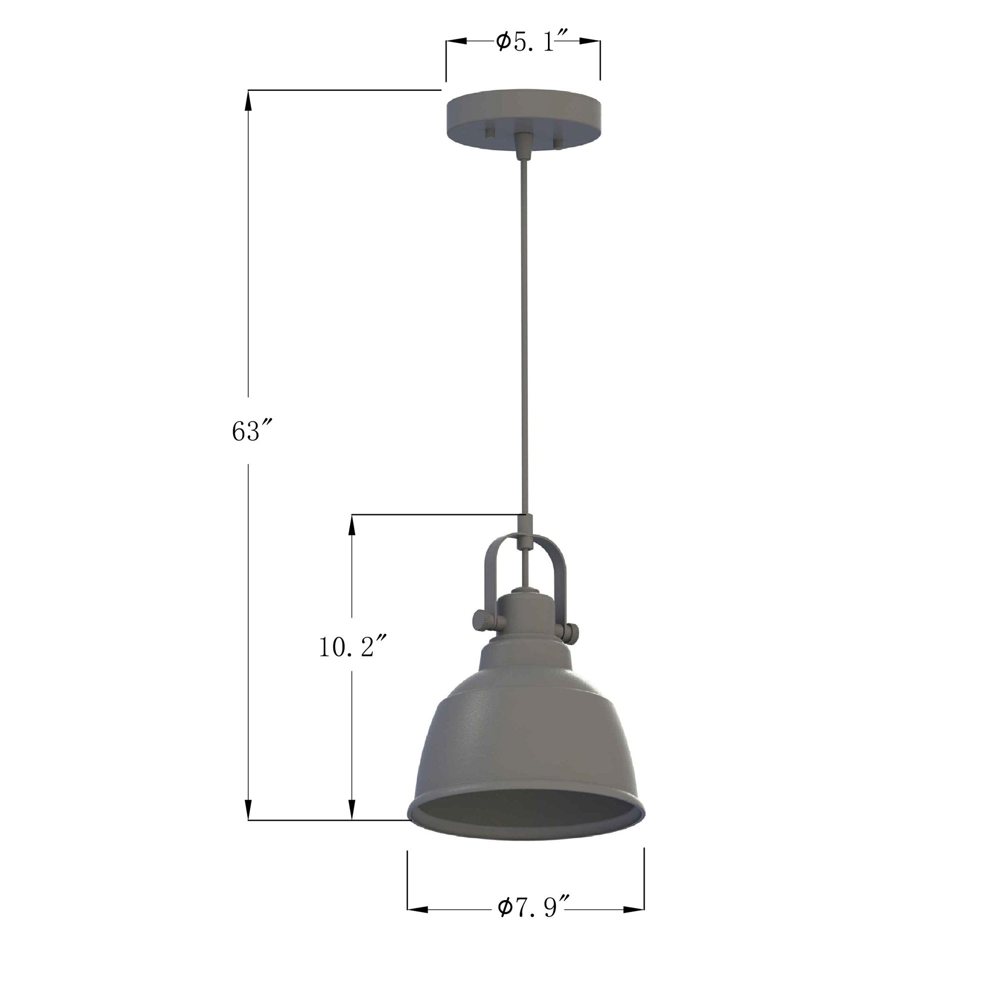 1-Light Dimmable LED Pendant Light PL0005