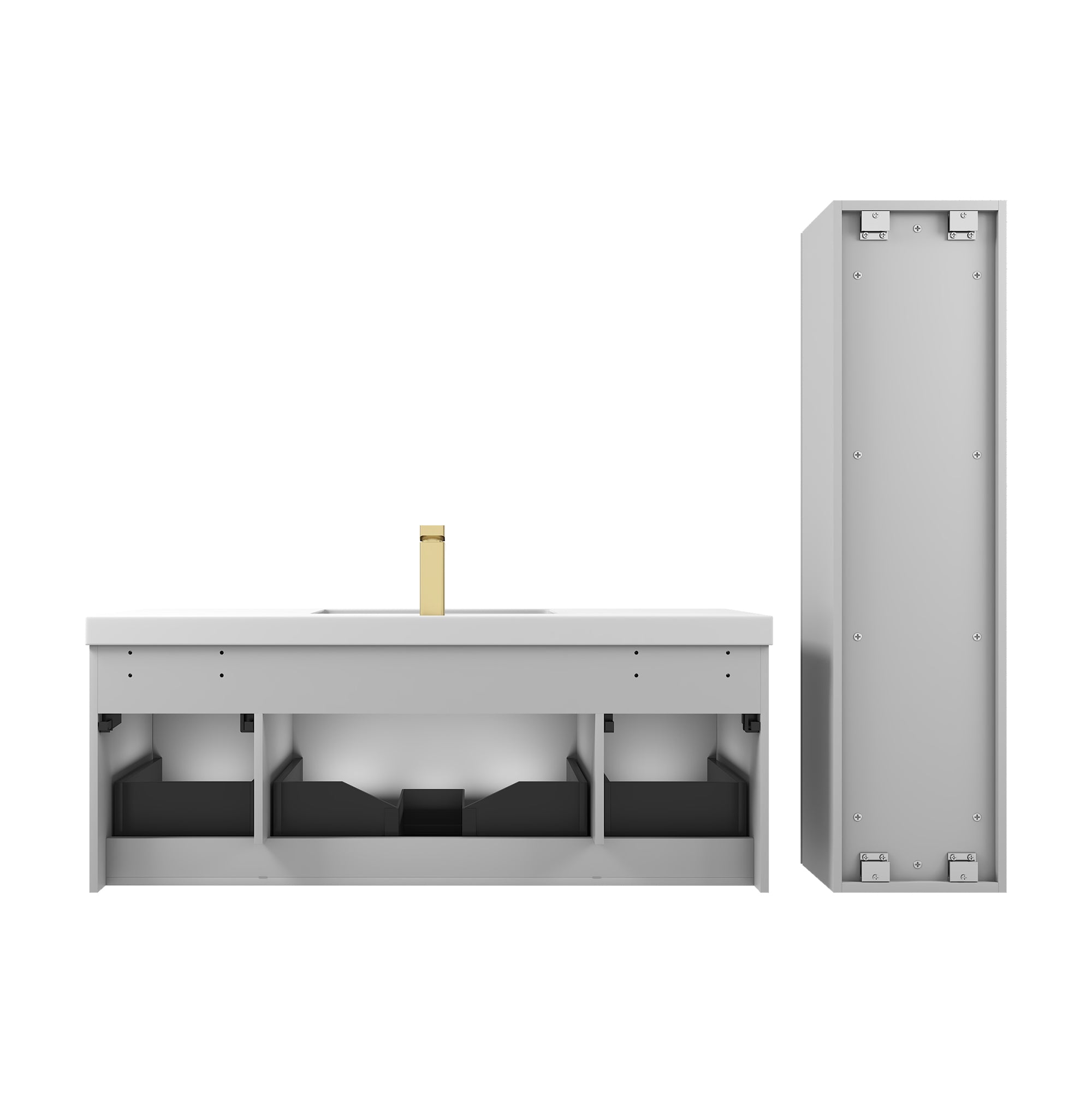 Positano 48'' Single Vanity ✔️Base Cabinet Only