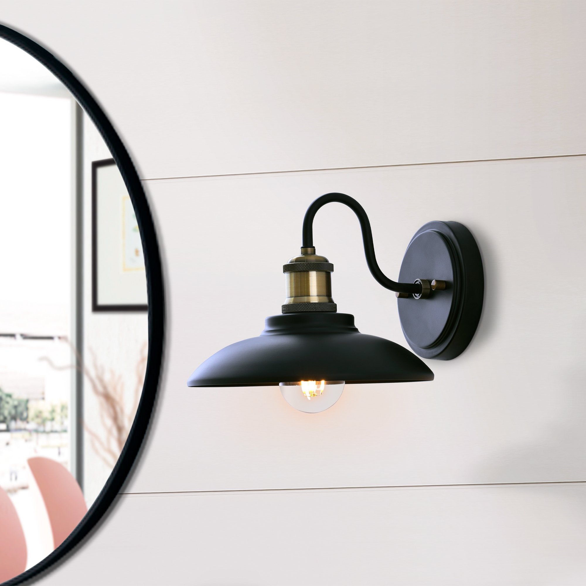 1-Light Dimmable LED Wall Sconce WL0009